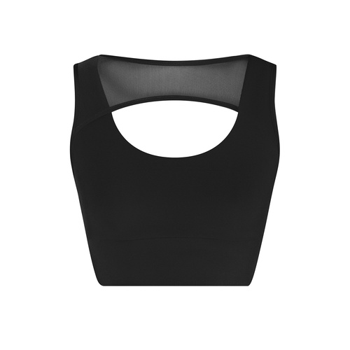 Energetiks Delta Crop Top; Adult XXX- Small; Black 