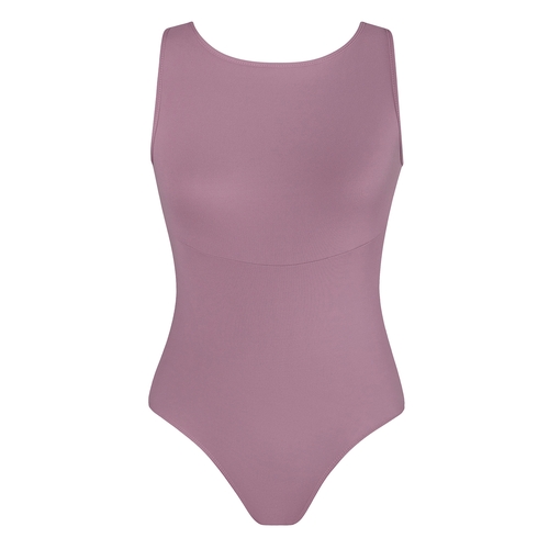 Energetiks Natalie Open Back Leotard Adult XXX- Small; Mauve Haze