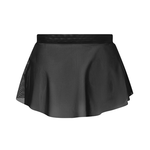 Energetiks Natalia Mesh Split Skirt ; Adult XX- Small; Black