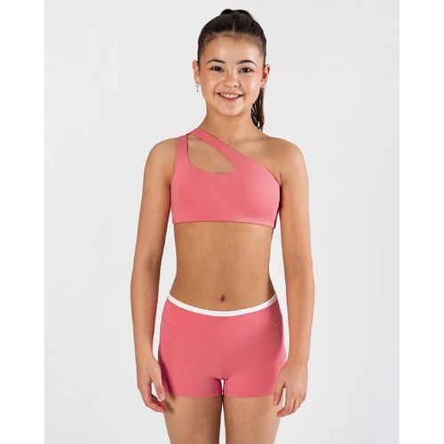 Energetiks Xenia Crop Top; Coral; Child Small