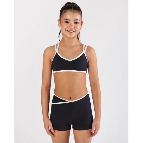 Energetiks Colette Crop Top; Black; Child Small