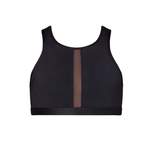 Energetiks Tate Panelled Crop Top Child X- Small; Black 