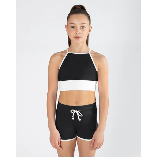 Energetiks Mave Crop Top; Black; Child X- Small