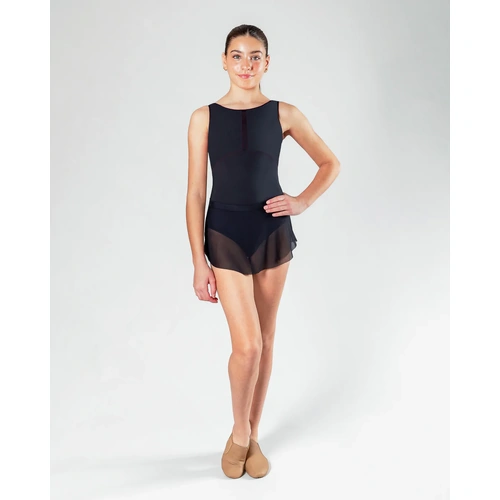 Nova Leotard - EcoLuxe; Black; Child XSML