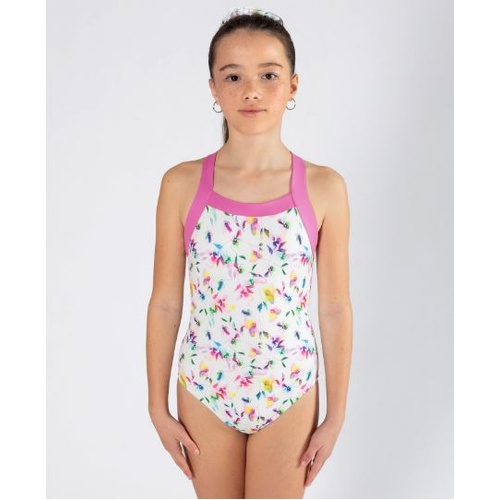 Energetiks Remi Twist Camisole; Bloom; Child X- Small