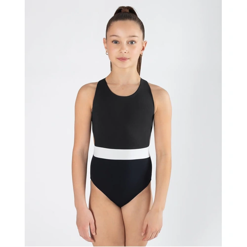 Energetiks Skyler Leotard; Black; Child X- Small