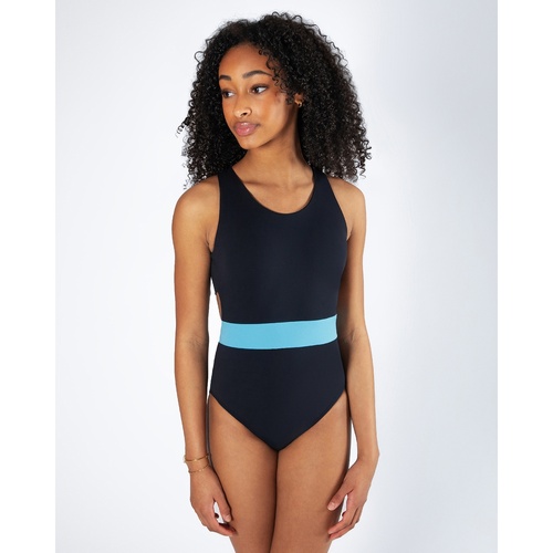 Energetiks Skyler Leotard; Black; Child XX- Large