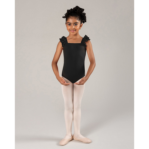 Energetiks Ruby Leotard Child X- Small; Black