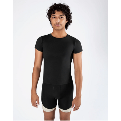 Energetiks Olympia Mens Fitted Tee; Adult Small; Black
