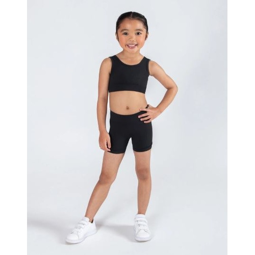 Energetiks Seamless Bike Short Set; Black; Child X- Small