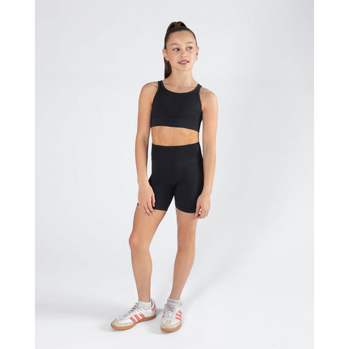 Energetiks Seamless Short; Black; Child X- Small