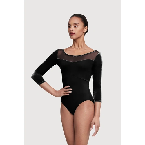 Bloch Indy Womens 3/4 Sleeve Leotard; Adult Petite
