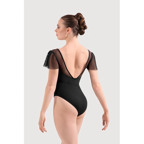 Bloch Minerva Womens Bolero Camisole Leotard; Adult X- Petite; Black
