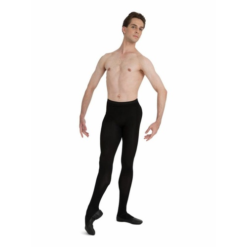 Capezio Men's Footed Tight Adult Large; Black