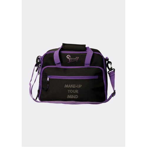 Studio 7 Senior Make Up Bag; Black & Purple