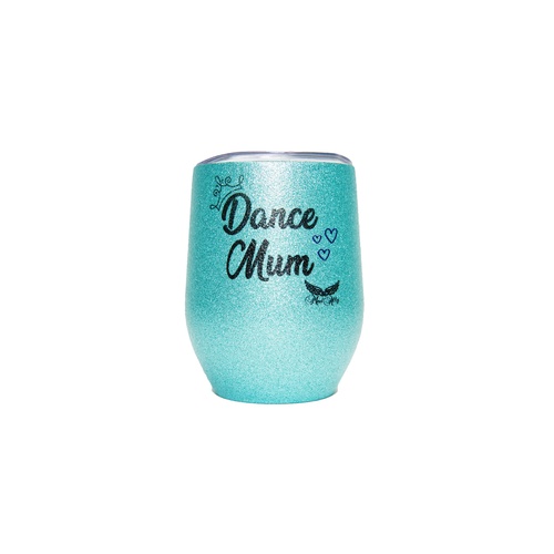 Mad Ally Glitter Mug - Dance Mum Blue