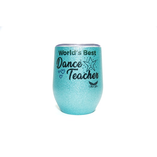 Mad Ally Glitter Mug - Dance Teacher Blue