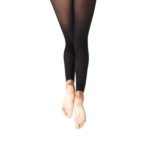 Capezio Hold & Stretch Footless Tights - Child Small; Black