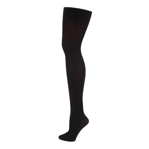 Capezio Hold & Stretch Footed Tight Child Small; Black