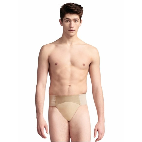 Capezio Men's Quilted Dance Belt Adult Medium; Natural