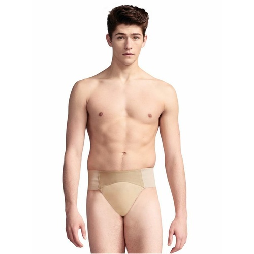 Capezio Men's Quilted Dance Belt Adult Small; Natural