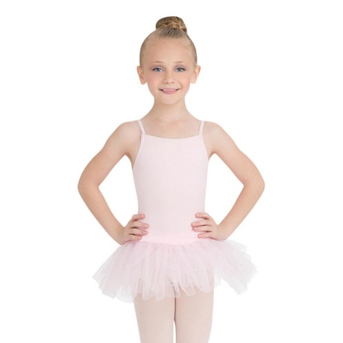 Capezio - Tubino Intero Da Ballo Per Bambine E Ragazze, Confezione Da 2 Pezzi, Scollatura Moderata, Linea Gamba Balletto, Cuciture Doppie, Vari Colori (rosa Balletto, Azzurro, Nude...)