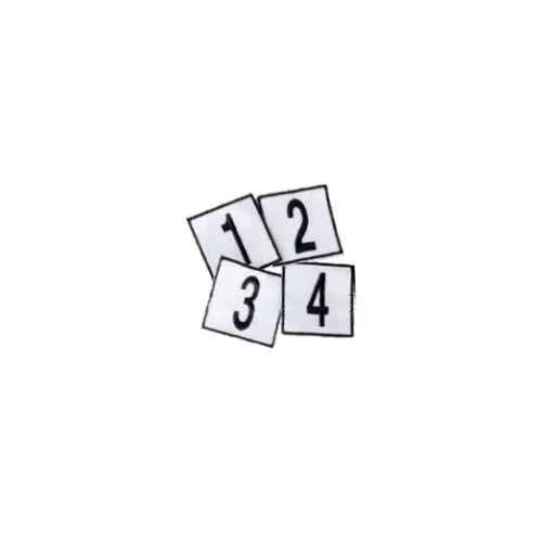 PW Exam Identification Numbers 1-4 Pack
