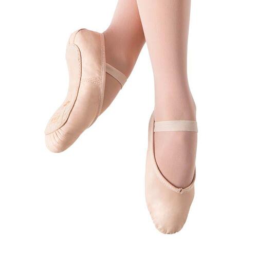 Bloch Prolite Leather Full Sole Ballet Flat Adult 2; Width B; Pink