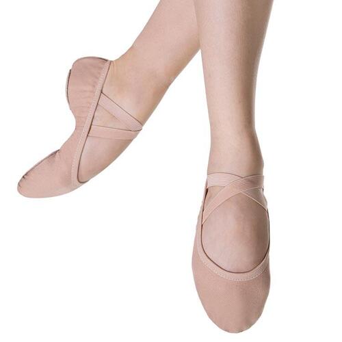 Bloch Performa Stretch Canvas Mens Ballet Flat Adult 12.5; Width D; Sand