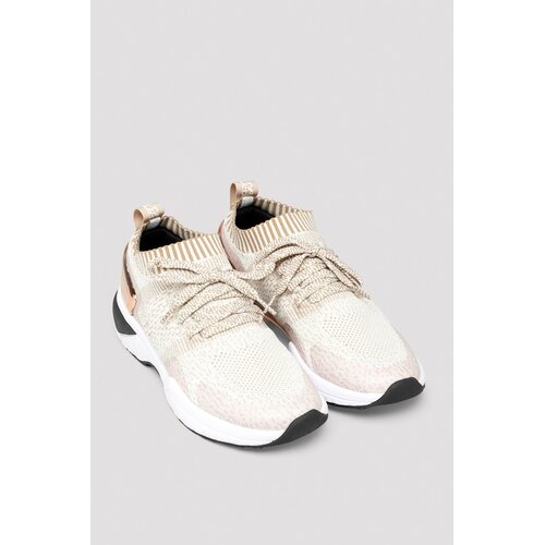 Bloch Alcyone Sneaker Adult 7; Beige/Rose Gold