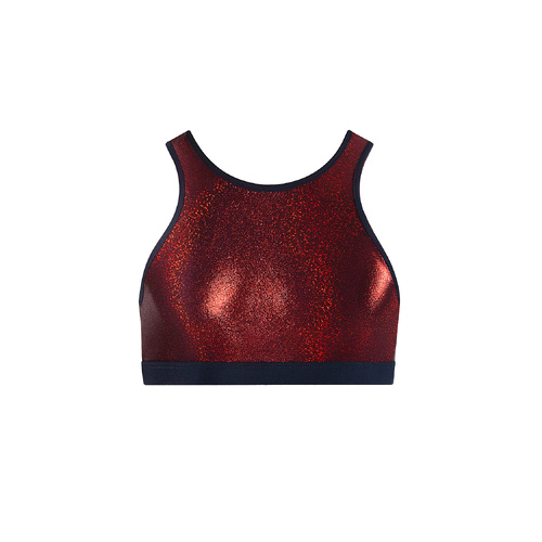 Energetiks Tate Crop Top Child X- Small; Red