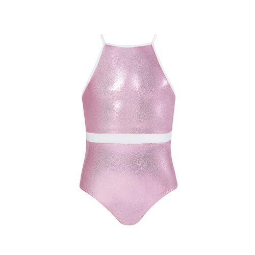 Energetiks Isabelle Camisole Leotard Child XX- Small; Candy