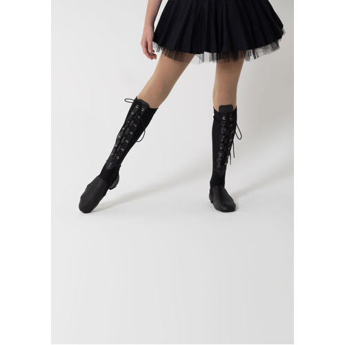 Studio 7 Lace-Up Spats; X- Small; Black