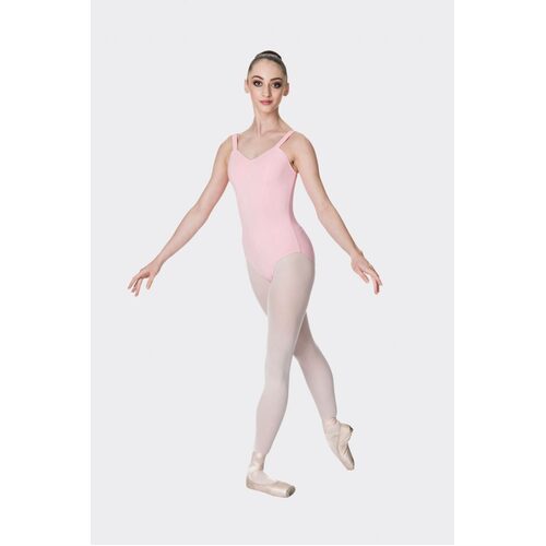 Studio 7 Premium Wide Strap Leotard Adult Small; Ballet Pink