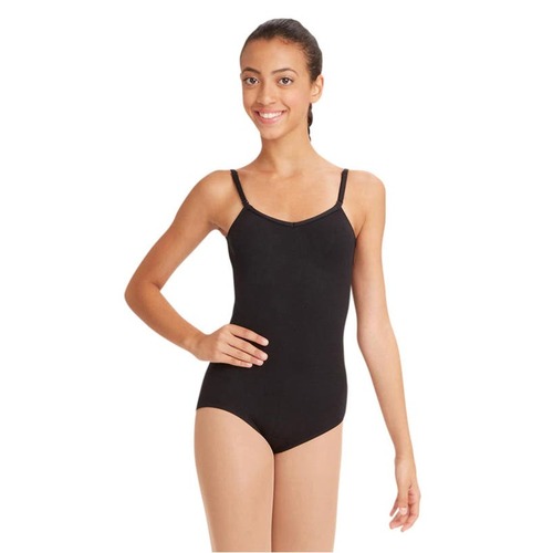 Capezio Camisole Leotard with Changeable Adjustable Straps Adult X- Small; Black