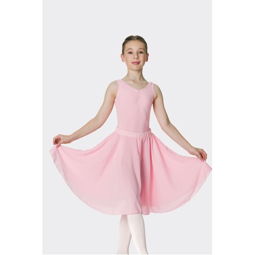Studio 7 Premium Long Circle Skirt Child X- Small; Ballet Pink