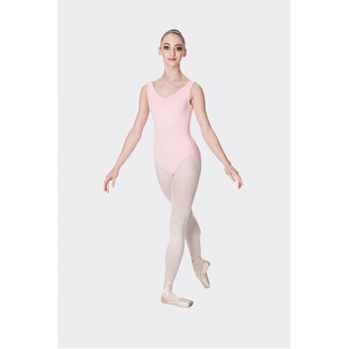 Studio 7 Premium Thick Strap Leotard Child X- Small; Ballet Pink