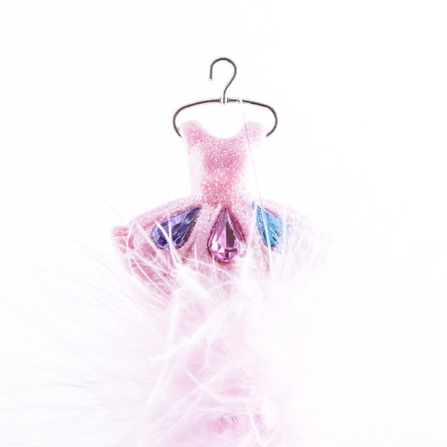 Mad Ally Tutu Fluffy Pen; Pink