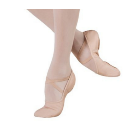 Fifi & Co Vegan Ballet Shoes Split Sole Adult 4; Pink