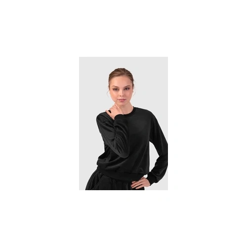 Bloch Caroline Womens Velvet Crew Jumper; Black; Adult Petite
