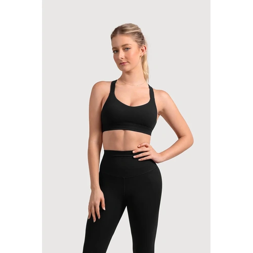 Bloch BLOCHeverhold Criss Cross Bra; Black; Adult X- Small