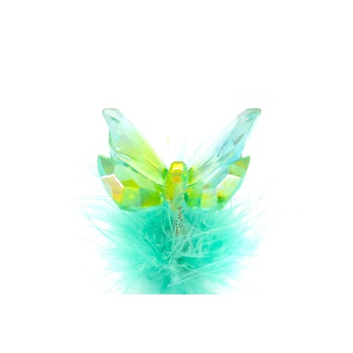 Mad Ally Butterfly Fluffy Pen; Green