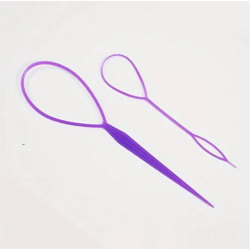 Hair Loop Styling Tool Purple