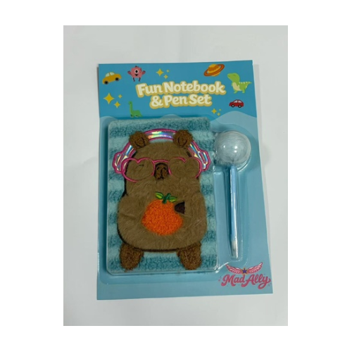 Mad Ally Fluffy Notebook - Capybara