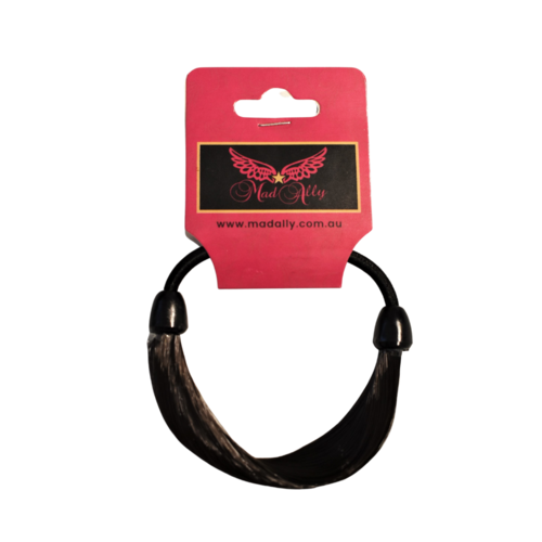Mad Ally Ponytail Wrap; Black