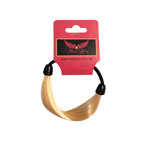 Mad Ally Ponytail Wrap; Blonde
