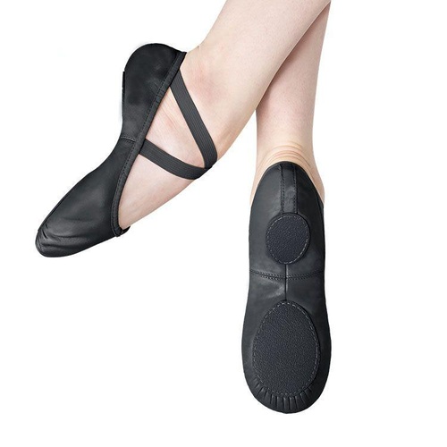 Bloch Acro Leather Flat Child 10; Width C; Black